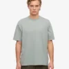 Överdimensionerad ekologisk T-shirt – stålblå