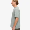Överdimensionerad ekologisk T-shirt – stålblå