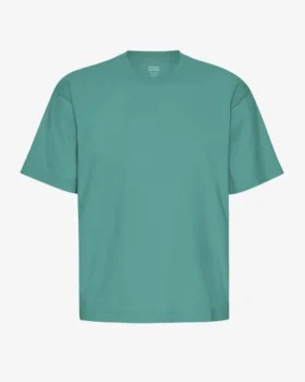 Överdimensionerad ekologisk T-shirt – tallgrön