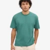 Överdimensionerad ekologisk T-shirt – tallgrön