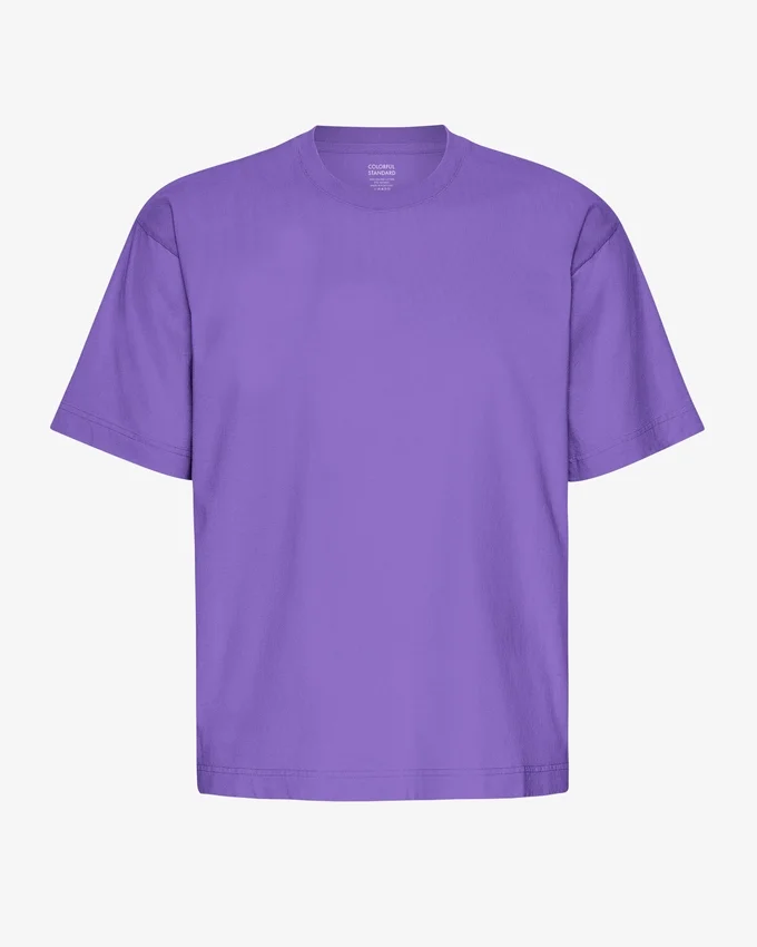 Överdimensionerad ekologisk T-shirt – ultraviolett