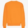 Överdimensionerad ekologisk tröja – solig orange