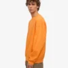 Överdimensionerad ekologisk tröja – solig orange