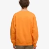 Överdimensionerad ekologisk tröja – solig orange
