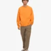 Överdimensionerad ekologisk tröja – solig orange