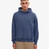 Överdimensionerad hoodie i ekologisk merinoull – Neptune Blue