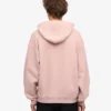 Överdimensionerad hoodie i ekologiskt bomull – blekt rosa