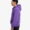 Överdimensionerad hoodie i ekologiskt bomull med dragkedja – ultraviolett