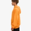 Överdimensionerad hoodie i ekologiskt bomull – solig orange