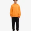 Överdimensionerad hoodie i ekologiskt bomull – solig orange