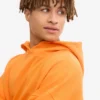 Överdimensionerad hoodie i ekologiskt bomull – solig orange