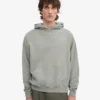 Överdimensionerad hoodie i ekologiskt bomull – stålblå