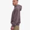 Överdimensionerad hoodie i ekologiskt tyg – blekt druvblå