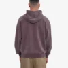 Överdimensionerad hoodie i ekologiskt tyg – blekt druvblå
