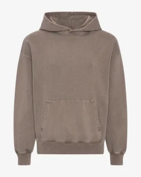 Överdimensionerad hoodie i ekologiskt tyg – blekt khaki