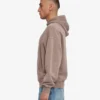 Överdimensionerad hoodie i ekologiskt tyg – blekt khaki