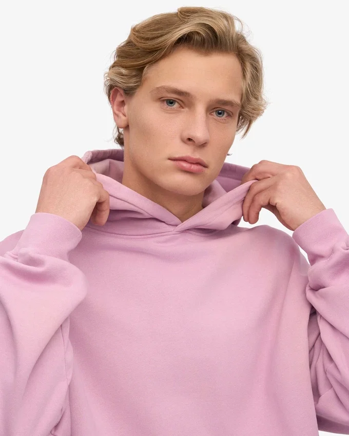Överdimensionerad hoodie i ekologiskt tyg – Cherry Blossom