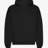 Överdimensionerad hoodie i ekologiskt tyg – djupsvart