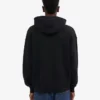 Överdimensionerad hoodie i ekologiskt tyg – djupsvart