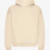 Överdimensionerad hoodie i ekologiskt tyg – elfenbensvit