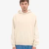 Överdimensionerad hoodie i ekologiskt tyg – elfenbensvit