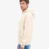 Överdimensionerad hoodie i ekologiskt tyg – elfenbensvit