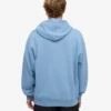 Överdimensionerad hoodie i ekologiskt tyg – havsblå