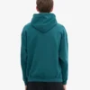 Överdimensionerad hoodie i ekologiskt tyg – havsgrön