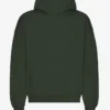 Överdimensionerad hoodie i ekologiskt tyg – jaktgrön