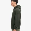 Överdimensionerad hoodie i ekologiskt tyg – jaktgrön