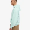 Överdimensionerad hoodie i ekologiskt tyg – ljus aqua