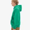 Överdimensionerad hoodie i ekologiskt tyg med dragkedja – Kellygrön