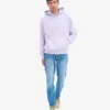 Överdimensionerad hoodie i ekologiskt tyg – mjuk lavendel