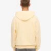 Överdimensionerad hoodie i ekologiskt tyg – mjukgul