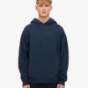 Överdimensionerad hoodie i ekologiskt tyg – Navy Blue