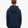 Överdimensionerad hoodie i ekologiskt tyg – Navy Blue
