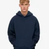 Överdimensionerad hoodie i ekologiskt tyg – Navy Blue