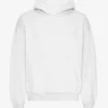 Överdimensionerad hoodie i ekologiskt tyg – optiskt vit