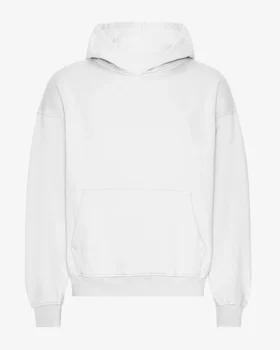 Överdimensionerad hoodie i ekologiskt tyg – optiskt vit