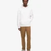 Överdimensionerad hoodie i ekologiskt tyg – optiskt vit