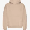 Överdimensionerad hoodie i ekologiskt tyg – Oystergrå