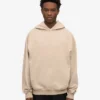 Överdimensionerad hoodie i ekologiskt tyg – Oystergrå