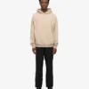 Överdimensionerad hoodie i ekologiskt tyg – Oystergrå