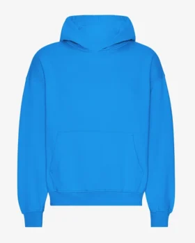Överdimensionerad hoodie i ekologiskt tyg – Pacific Blue