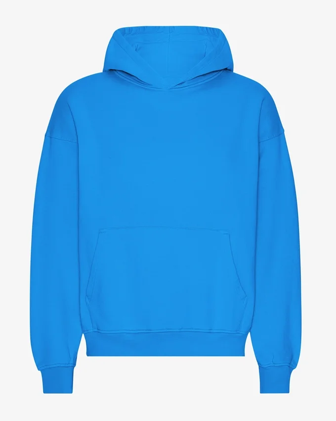Överdimensionerad hoodie i ekologiskt tyg – Pacific Blue