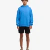 Överdimensionerad hoodie i ekologiskt tyg – Pacific Blue