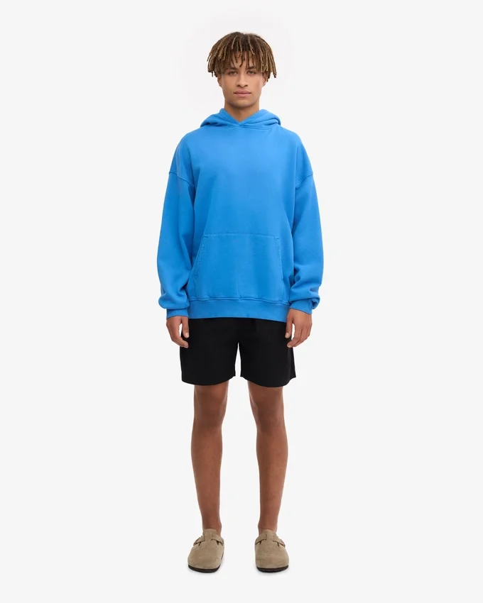 Överdimensionerad hoodie i ekologiskt tyg – Pacific Blue