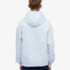 Överdimensionerad hoodie i ekologiskt tyg – polarblå