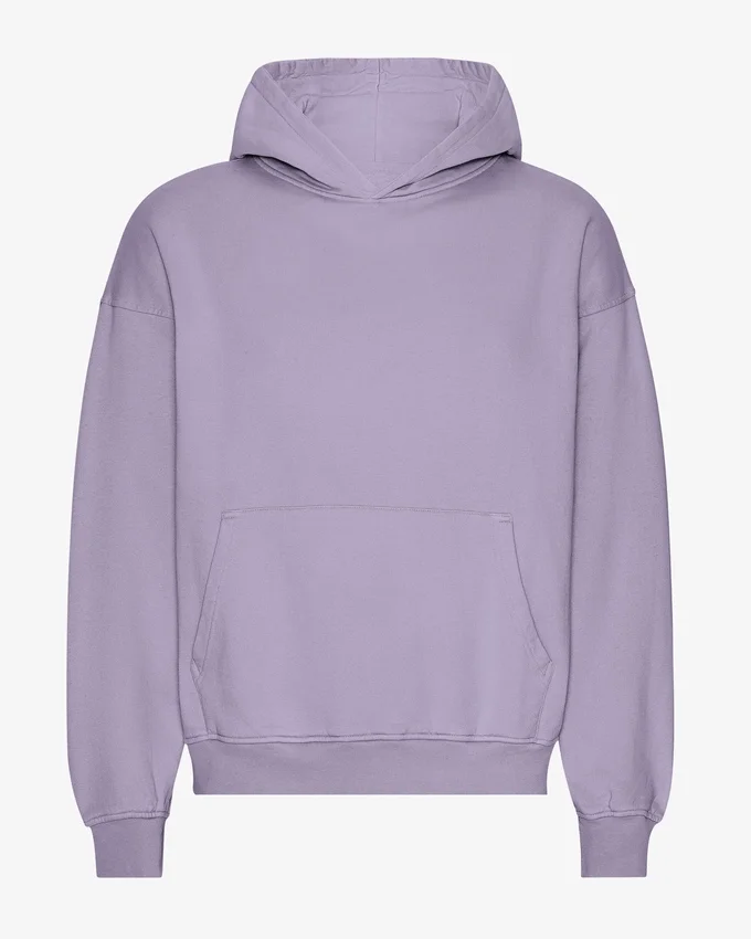 Överdimensionerad hoodie i ekologiskt tyg – Purple Jade