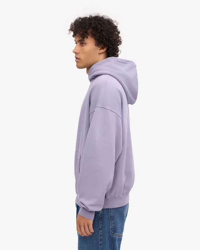 Överdimensionerad hoodie i ekologiskt tyg – Purple Jade
